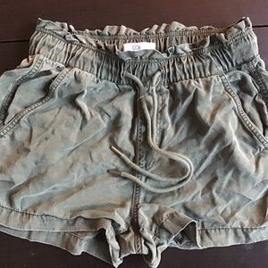 LOFT Army Green Shorts